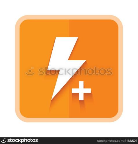 charging active flat icon vector