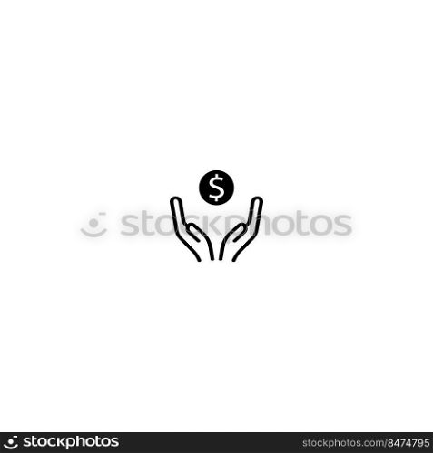 charity day element logo design illustration vector