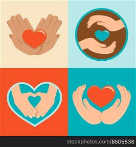 Charity vector image