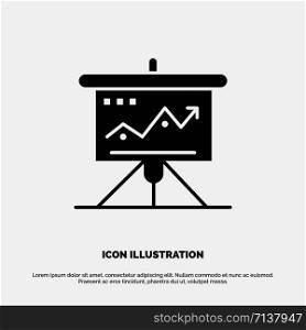 Chart, Business, Challenge, Marketing, Solution, Success, Tactics solid Glyph Icon vector