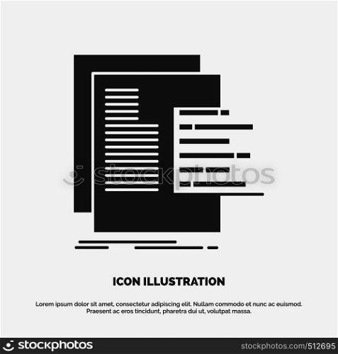 chart, data, graph, reports, valuation Icon. glyph vector gray symbol for UI and UX, website or mobile application. Vector EPS10 Abstract Template background