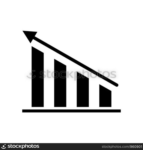 Chart icon vector design template