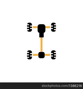 Chassis icon design template ,Vector illustration