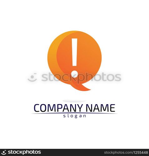chat and message symbol vector logo design