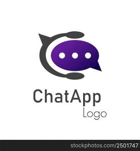 Chat app logo.
