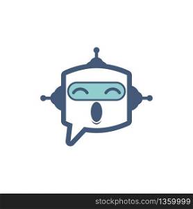 Chat bot icon vector illustration design