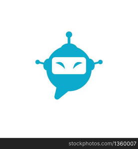 Chat bot icon vector illustration design