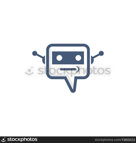 Chat bot icon vector illustration design