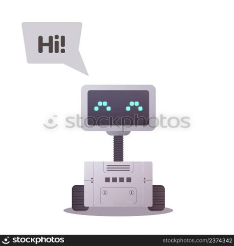 Chat bot. Robot character. Customer support smart AI. Modern chatbot electronic technology. Welcoming friendly android. Helping digital robotic assistant. Artificial intelligence. Vector FAQ concept. Chat bot. Robot character. Customer support smart AI. Modern chatbot electronic technology. Welcoming android. Helping robotic assistant. Artificial intelligence. Vector FAQ concept