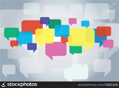 chat box , message box communication background