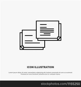 Chat, Bubble, Message, Popup Line Icon Vector