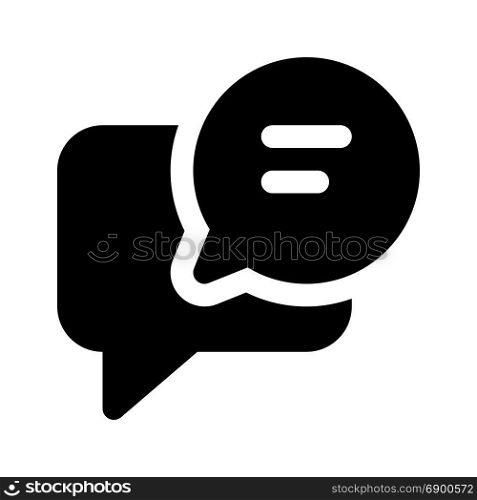 chat comment, icon on isolated background