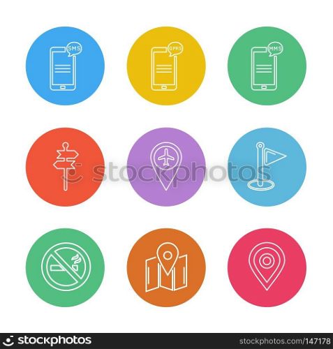 chat , conversation , mobiel , connectivity , navigation , world , target ,  location , messages , call , telephone , icon, vector, design,  flat,  collection, style, creative,  icons