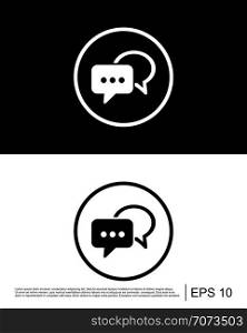 Chat, customer support, speech bubbles, talk icon