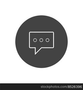 Chat icon. Chat Message Bubbles. Chat Symbol