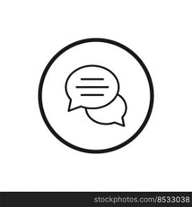 Chat icon. Chat Message Bubbles. Chat Symbol