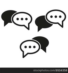 Chat icon. Chat messages. Vector illustration. EPS 10. Stock image.. Chat icon. Chat messages. Vector illustration. EPS 10.