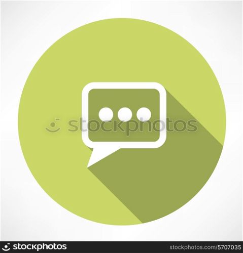 Chat Icon. Flat modern style vector illustration