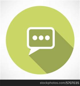 Chat Icon. Flat modern style vector illustration