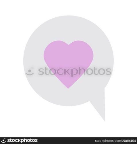 Chat icon. Pink heart sign. Lilac dialogue symbol. Freehand art. Communication concept. Vector illustration. Stock image. EPS 10.. Chat icon. Pink heart sign. Lilac dialogue symbol. Freehand art. Communication concept. Vector illustration. Stock image.