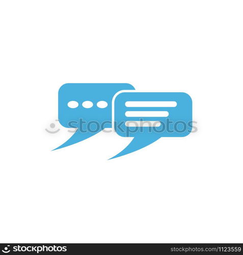 chat icon vector template illustration