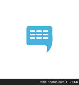 chat icon vector template illustration