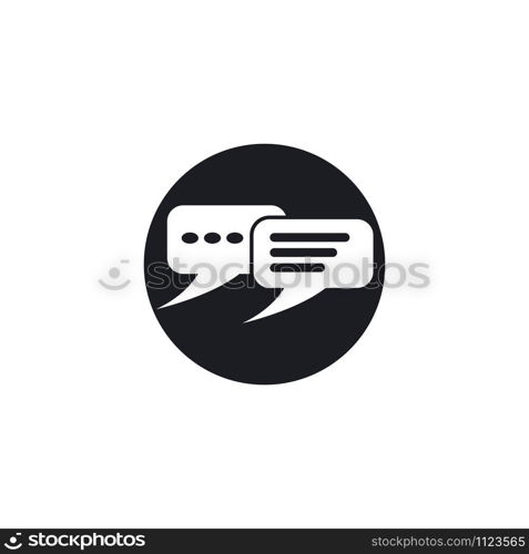 chat icon vector template illustration