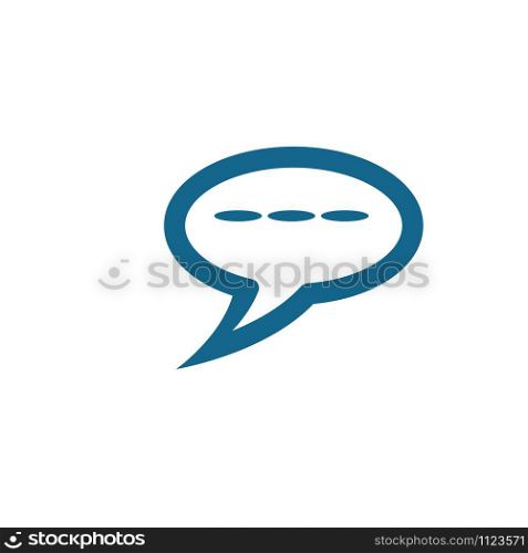 chat icon vector template illustration