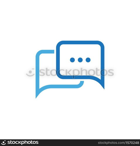 chat icon vector template illustration