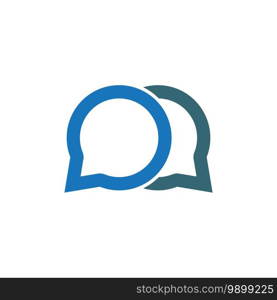 chat icon vector template illustration