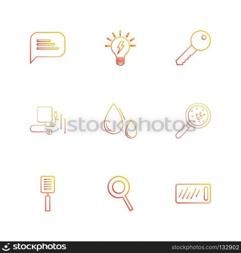 chat,  idea , key , drops , blood , bacteria , pan , search , tag , icon, vector, design,  flat,  collection, style, creative,  icons