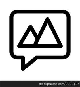 chat image, icon on isolated background