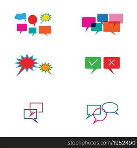 Chat Logo Template vector symbol