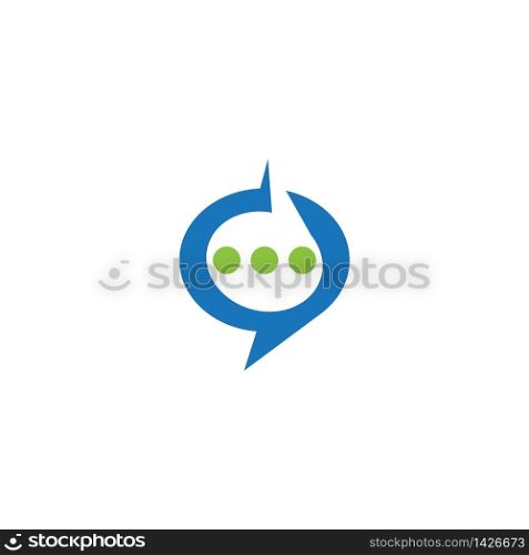 Chat Logo Template vector symbol nature