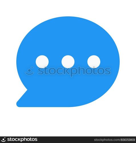 chat messenger, icon on isolated background