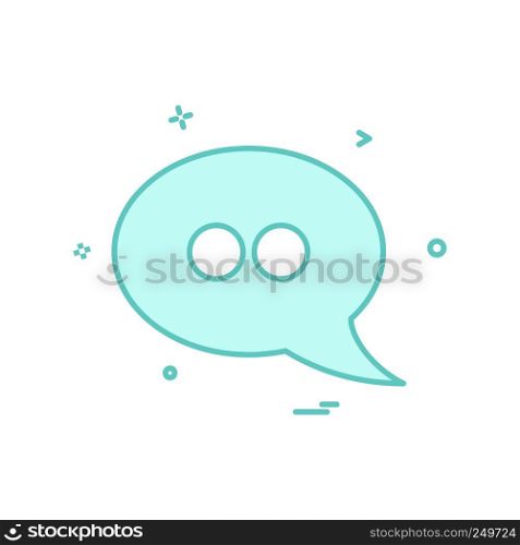 chat sms comment talk icon vector design