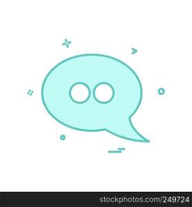 chat sms comment talk icon vector design
