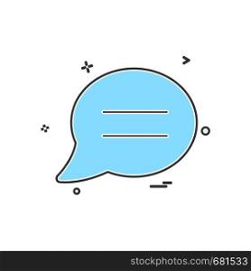 chat sms comments icon vector design