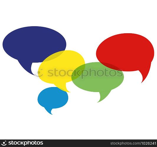 chat symbol , communication background vector