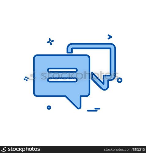 chat talk sms icon vector design
