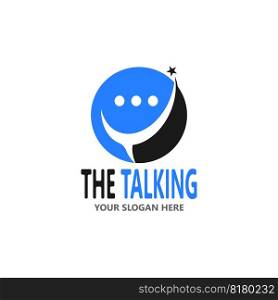 Chat Talking Logo And Symbol Vector Template