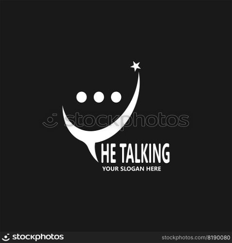 Chat Talking Logo And Symbol Vector Template