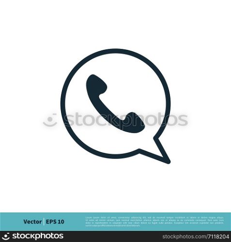 Chatting Icon Vector Logo Template Illustration Design. Vector EPS 10.