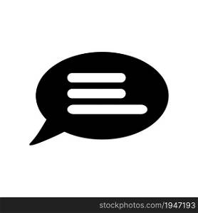 Chatting, Message Speech Icon Vector