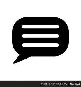 Chatting, Speech Bubble Icon Vector