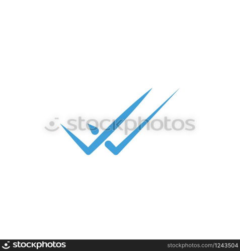 Check icon design vector template