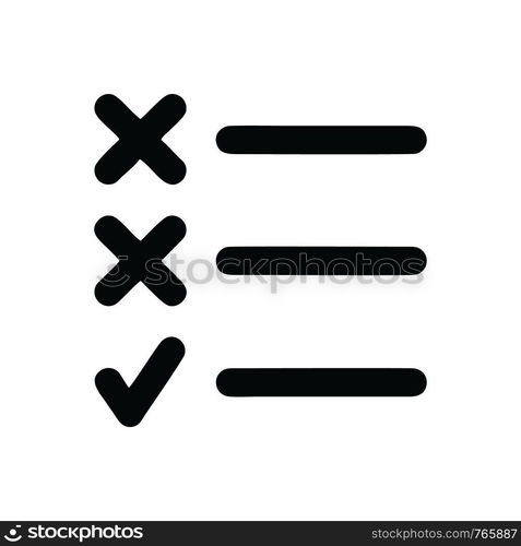 Check list, check mark, Check item, check mark icon vector logo ...