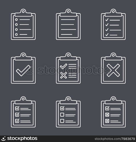 Check List Line Icon