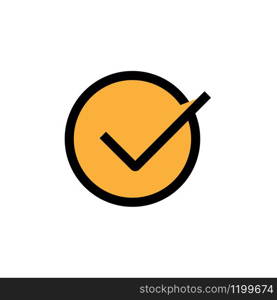 check mark icon design template