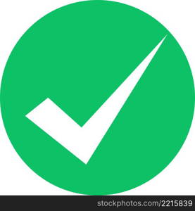 Check mark icon sign symbol design